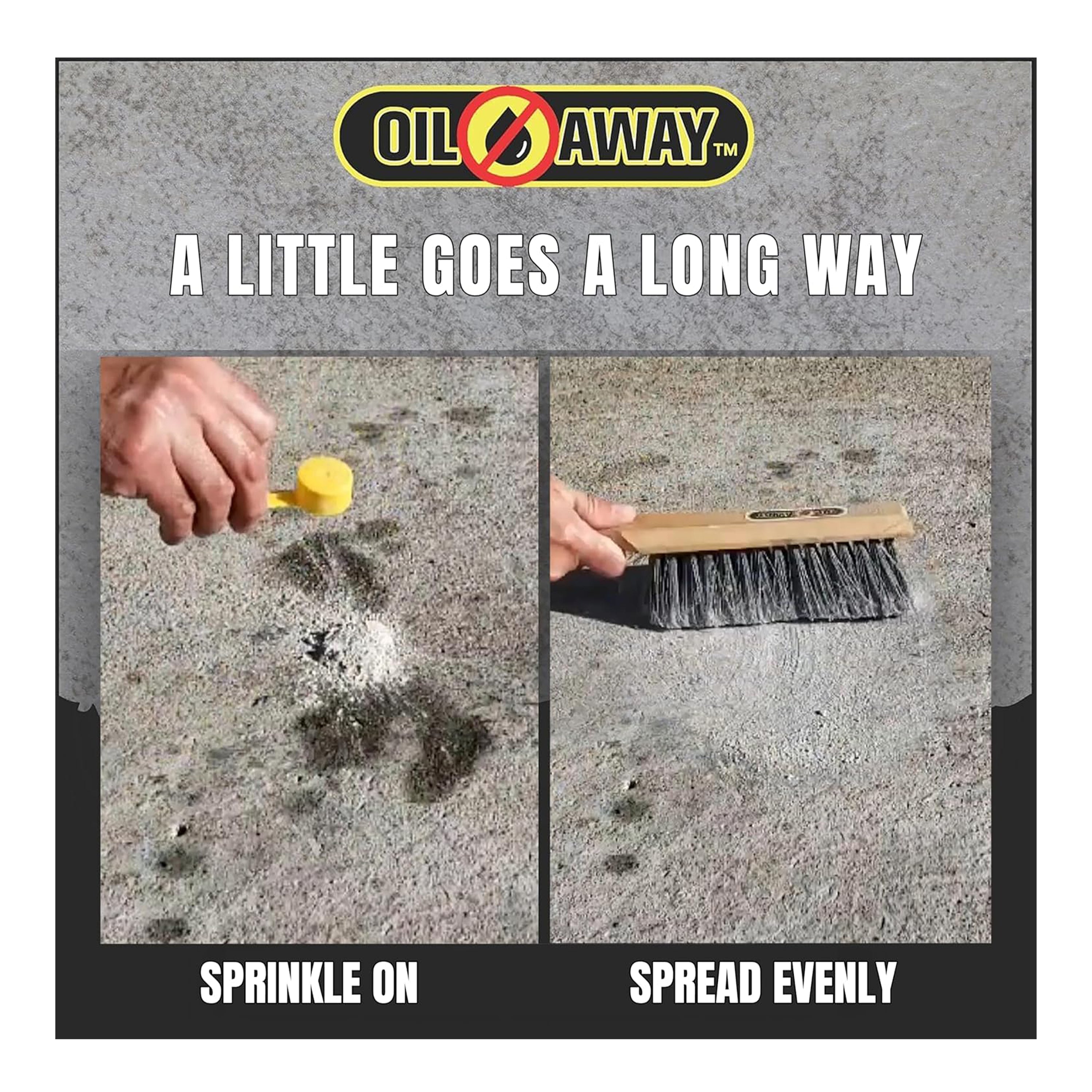 Oil Stain Fighter | for Embedded, Dry Oil Stains | Dry Stain Driveway Size (Large)
