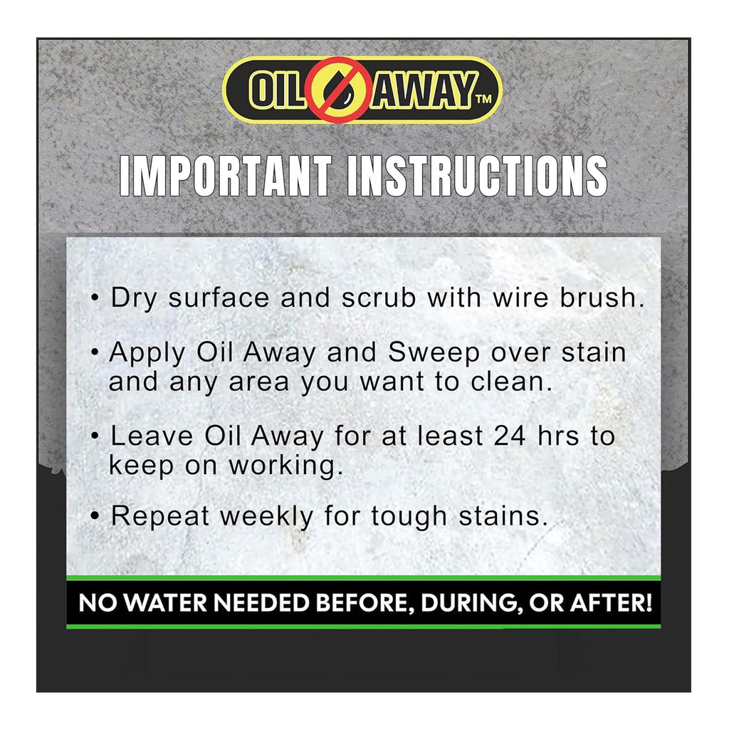 Oil Stain Fighter | for Embedded, Dry Oil Stains | Dry Stain Starter Kit