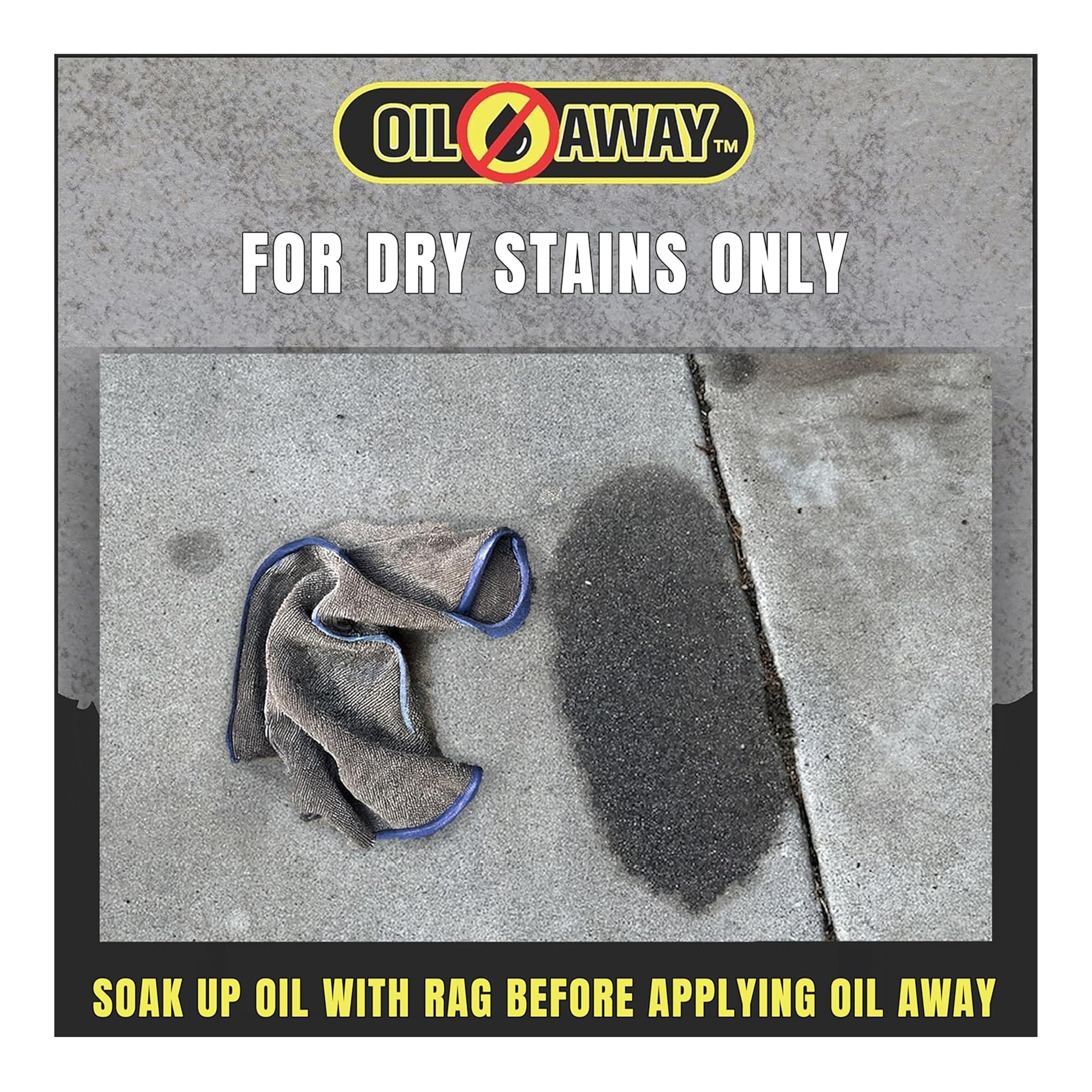 Oil Stain Fighter | for Embedded, Dry Oil Stains | Dry Stain Starter Kit