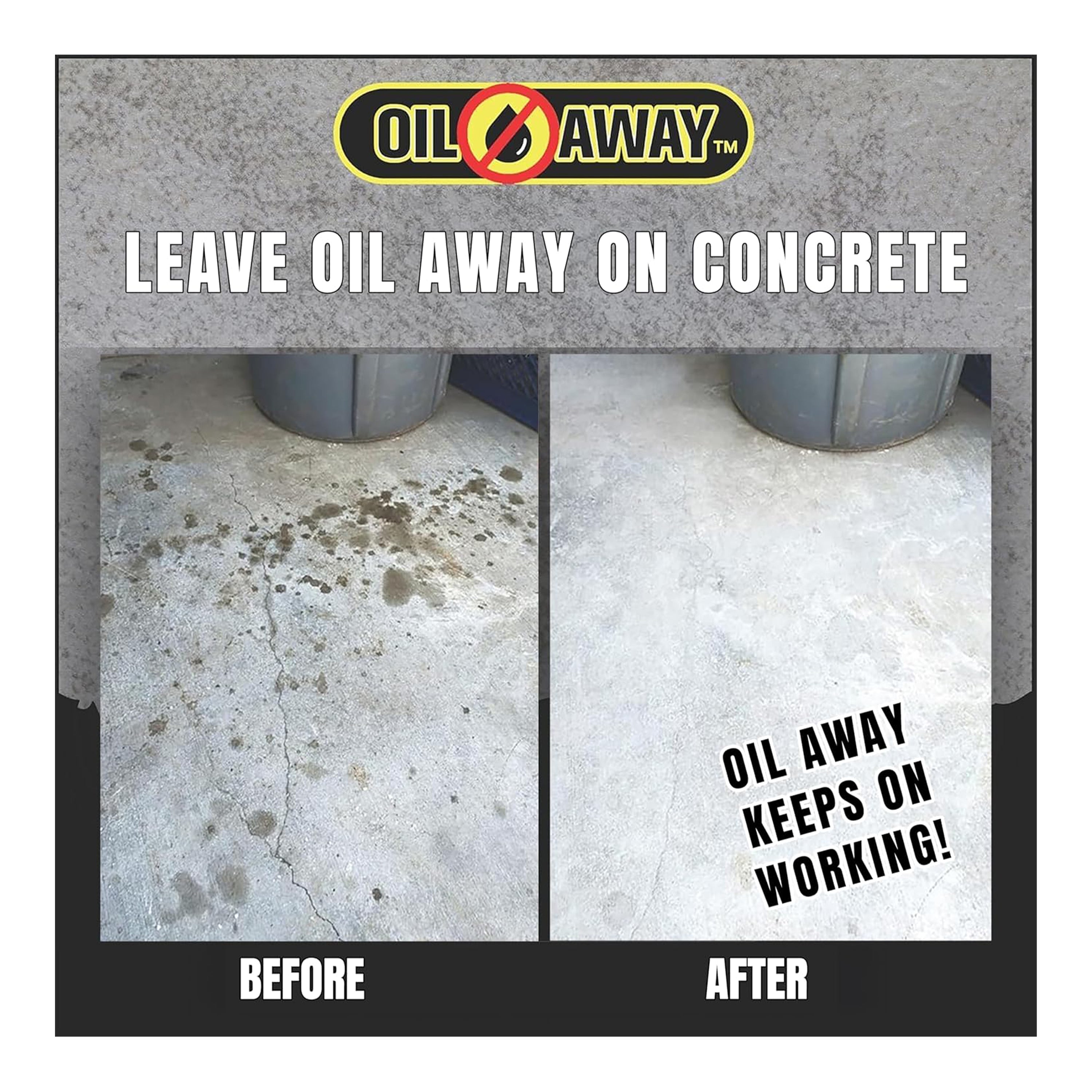 Oil Stain Fighter | for Embedded, Dry Oil Stains | Dry Stain Driveway Size (Large)